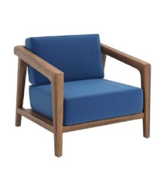 Damico Outdoor Club Patio Chair with Cushions