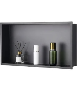 Shower Niche 13x25x4 inch Recessed Wall Shelf Stainless Steel Bathroom veror