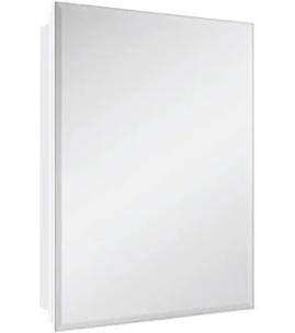 Recessed or Surface Wall Mount Medicine Cabinet with Mirror 