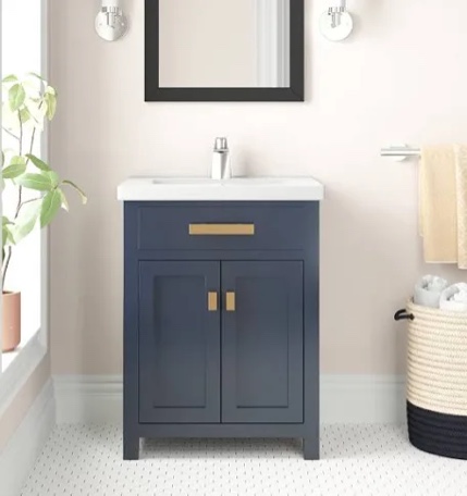 caitlyn 24" single bathroom vanity set