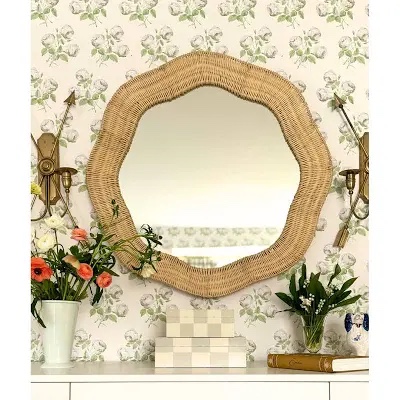 Erin Gates by Cooper Classic Scalloped Linden Accent Mirror