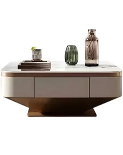 base of 35.43'' Square Coffee Table, Modern Marble Coffee Table with Golden Stainless Steel  (Base Only)