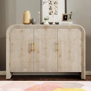 Kynndal 47.22'' Wood Dining Room Sideboard Buffet Living Room Storage Cabinet