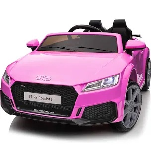 Electric Car for Kids, Licensed Audi 6V Ride on Toy Car for Toddlers with Remote, Bluetooth