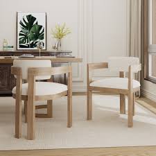 Lyddia Wood Upholstered Dining Chair
