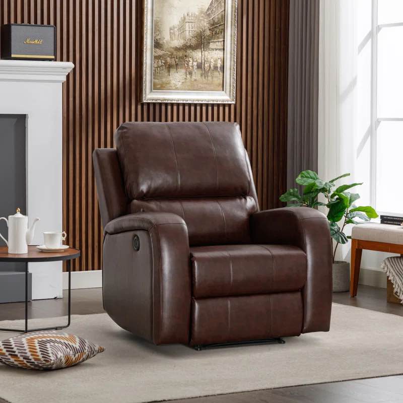 electric power lift recliner chair with massage for elderly, pu leather home theater seat with side pockets and 2 cup holders ergonomic lounge chair single sofa for home living room(1 of2 boxes) 