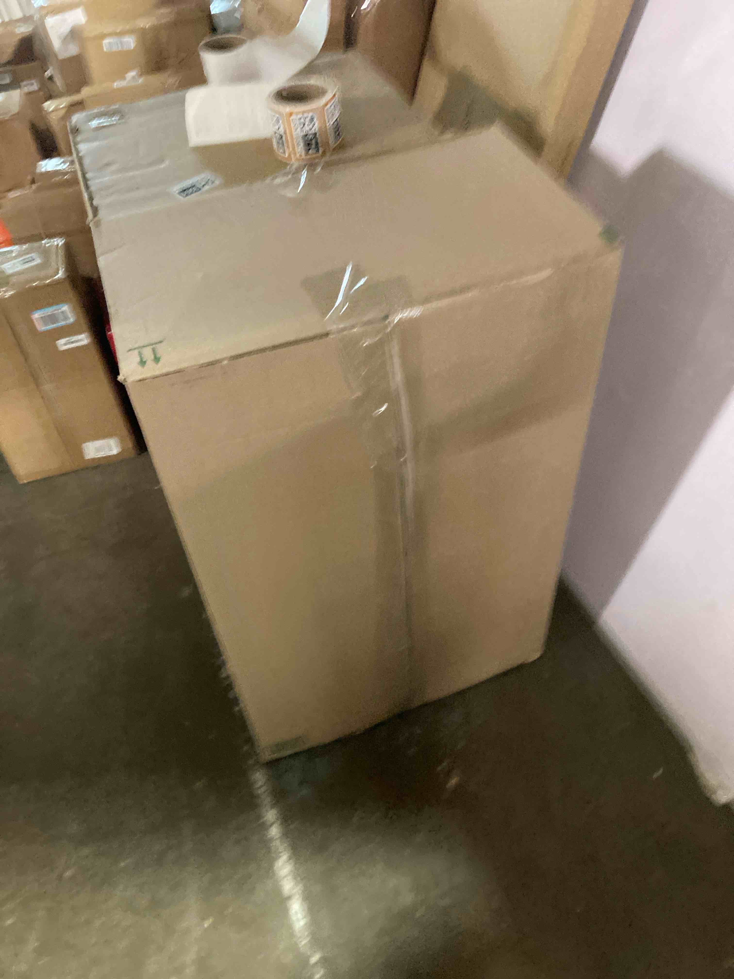 Condition photo showing As Is for WARSUN 15FT Gaga Ball Pit Inflatable with Powerful Blower, Portable Gagaball Court for Indoor Outdoor Family Activities Inflatable Sport Games