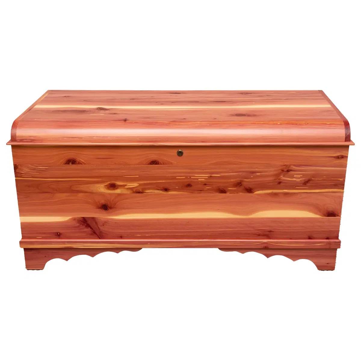Waterfall Cedar Wood Natural Stain 36" Hope Chest, Key Included. 36"L x 17"D x 19"H