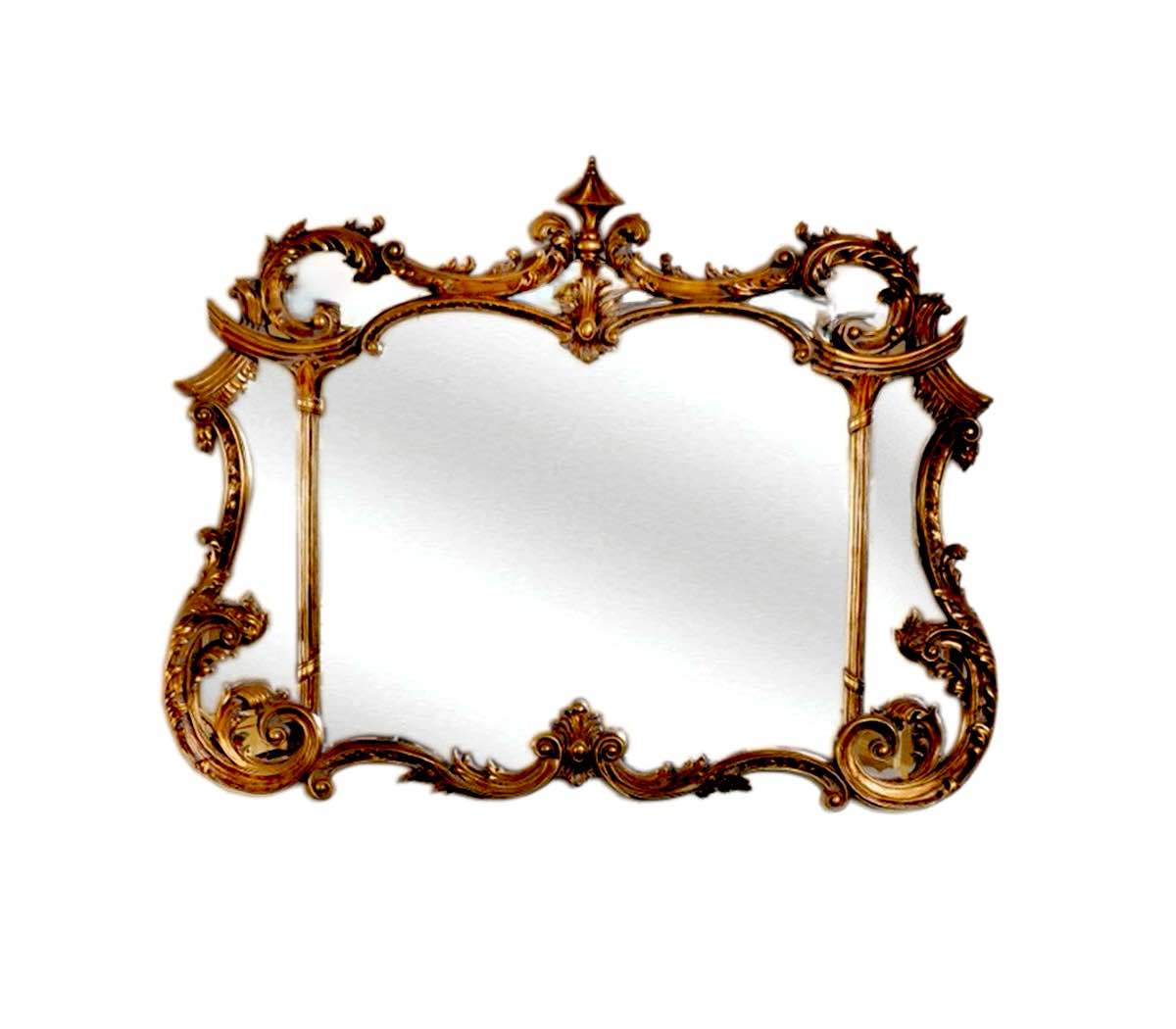 Beautiful Hand Carved Contemporary Modern European Court Style Mirror for Bedroom Living Room Bathroom Home Furniture Decorations, Stunning solid wood detailing
