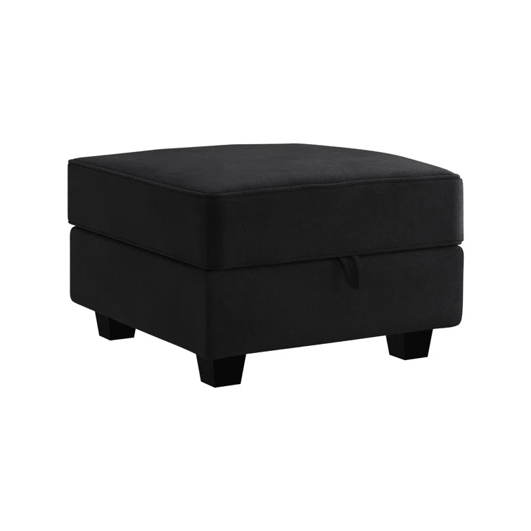 Livsey Velvet Ottoman