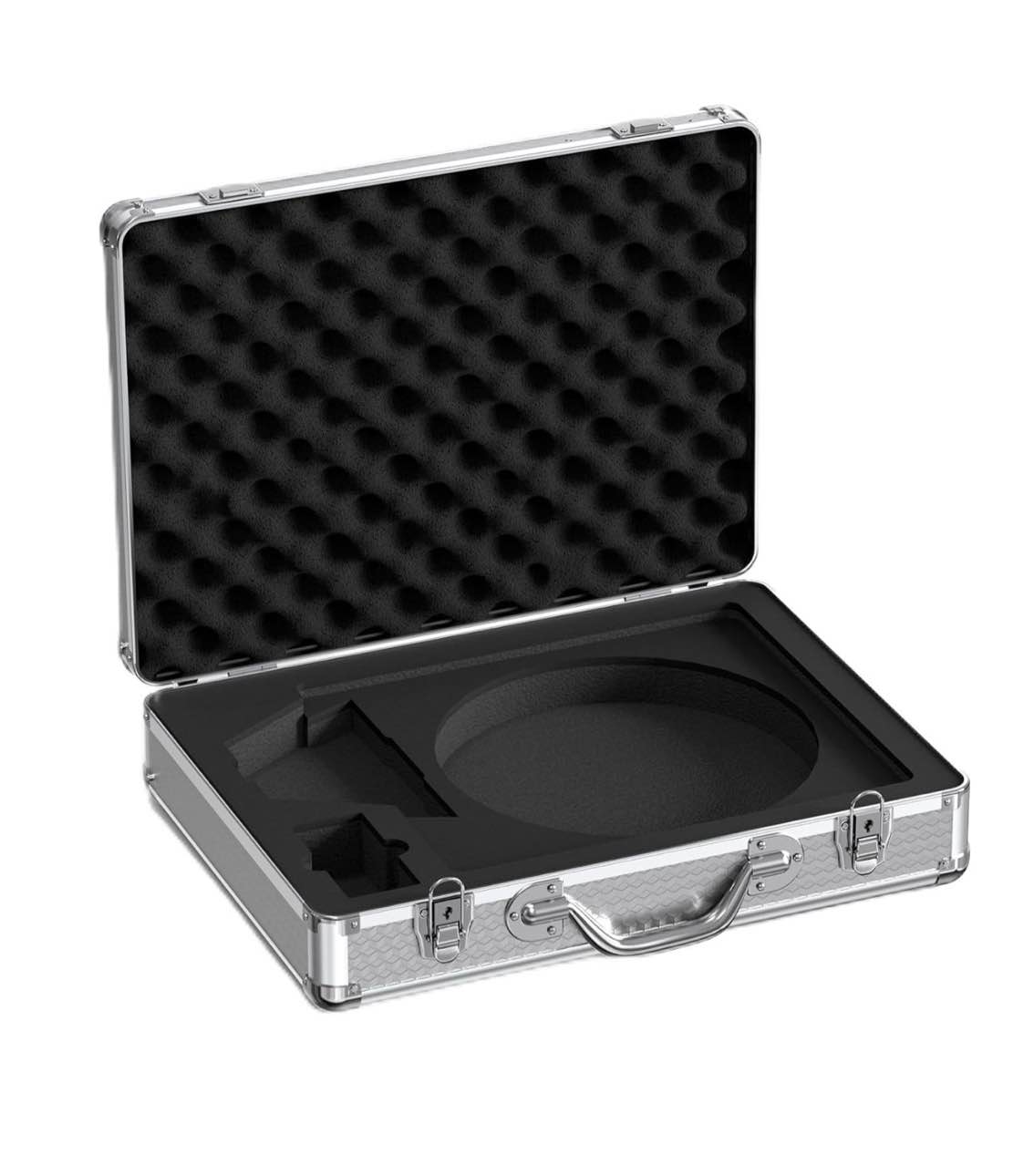gnenang starlink mini case, aluminum alloy travel suticase with precision form for starlink mini dish, kickstand, pipe adapter and accessories