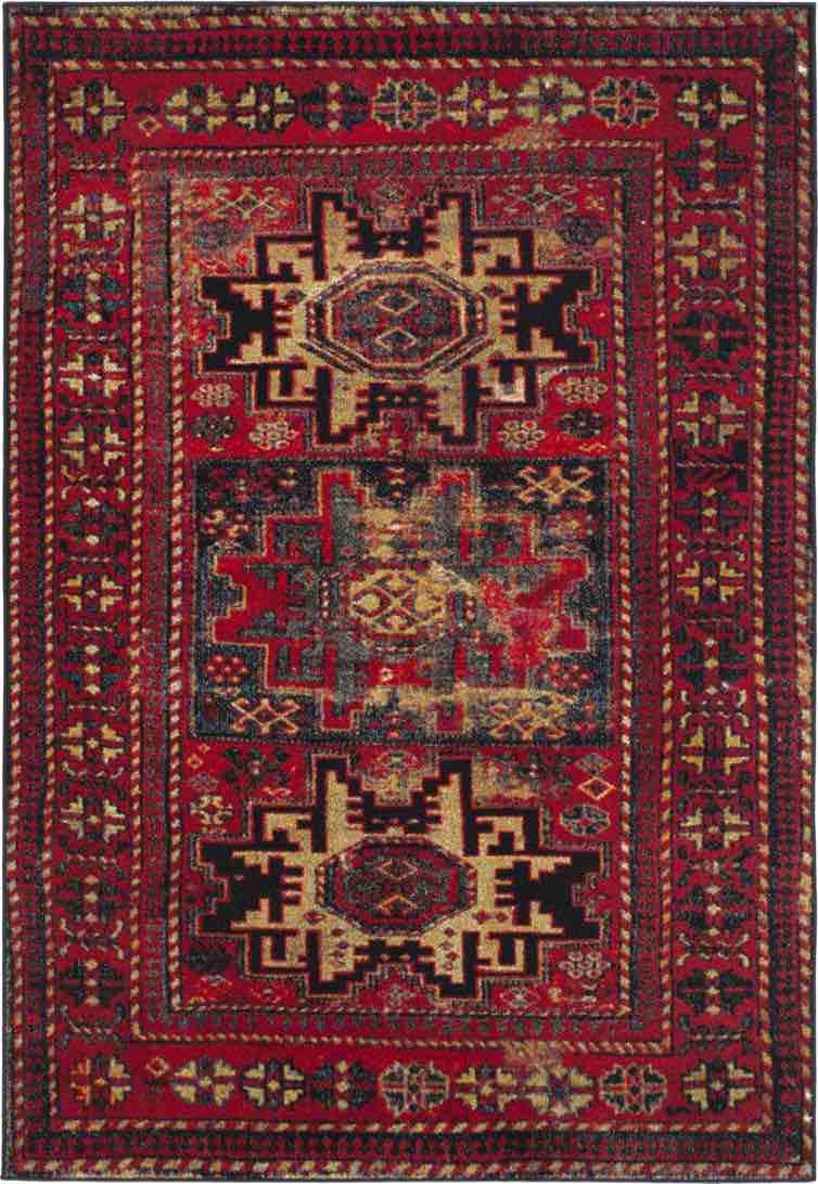 Safavieh 11’x15’ Vintage Hamadan VTH213A Red/Multi Area Rug - Item is in rug rack 2 along the wall