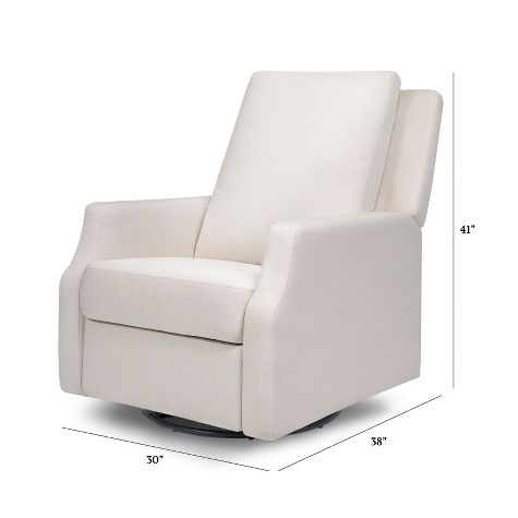 Condition photo showing New/Like New for namesake crewe eco-weave fog recliner and swivel glider (in box) 41 inches (h) x 30 inches (w) x 38 inches (d) 