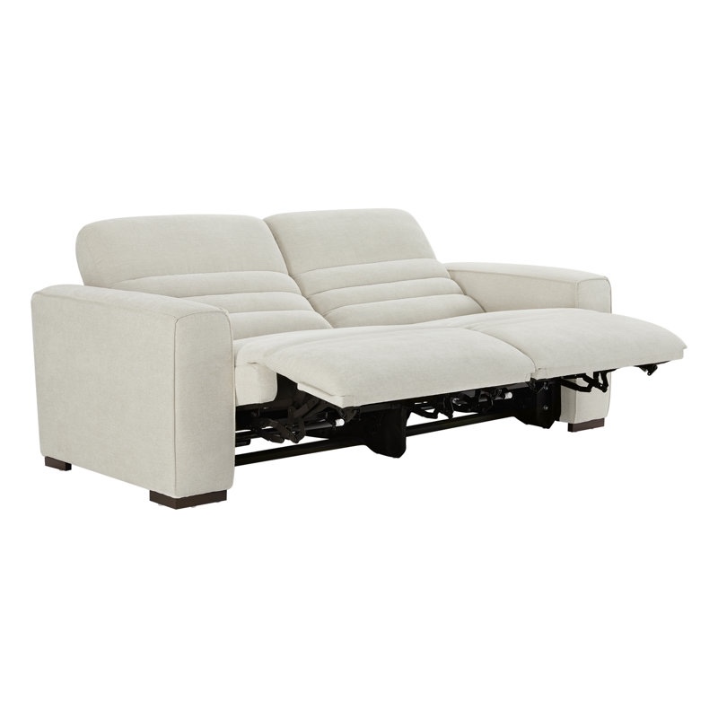 Archer 81'' Power Reclining Sofa with Channel Back - (some marks along inner left cushion and top left cushion)