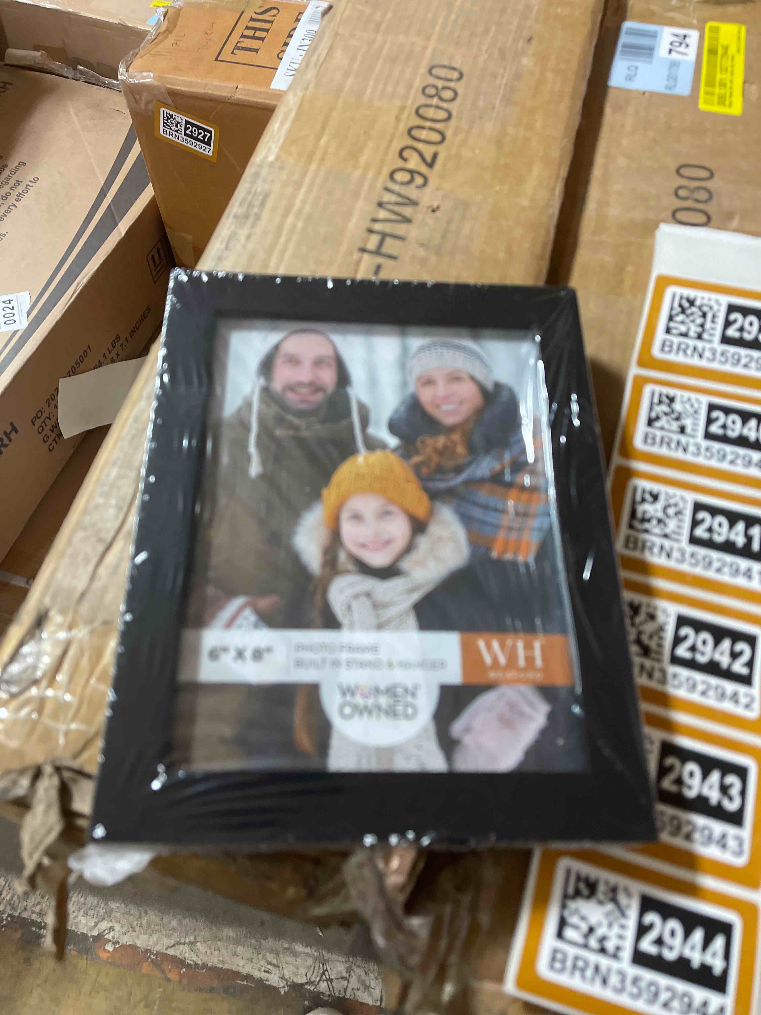 Condition photo showing New/Like New for Black Wood Picture Frame - Set of 10 (Set of 10)
