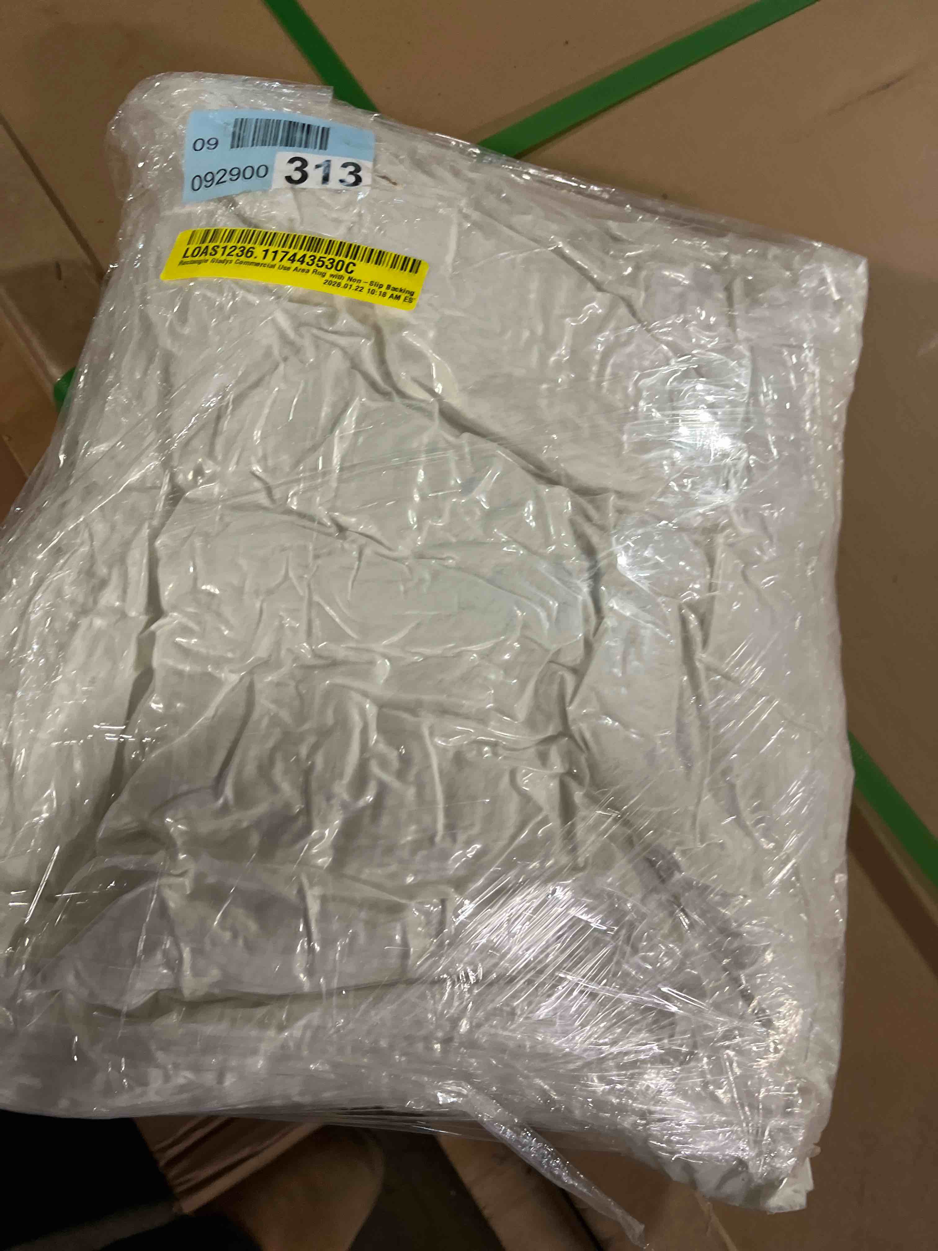 Condition photo showing Good Condition for Rectangle Gladys Commercial Use Area Rug with Non-Slip Backing