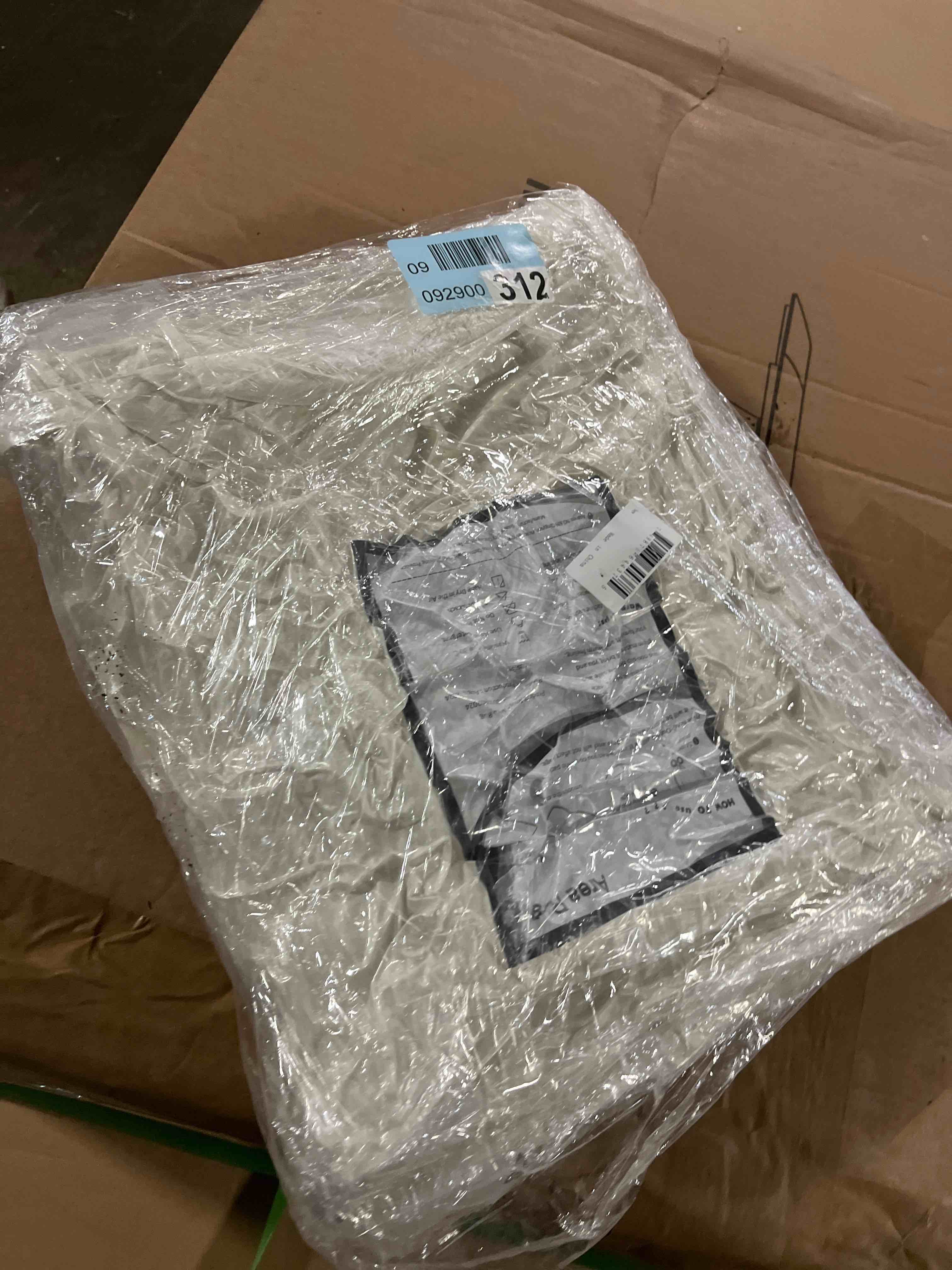 Condition photo showing Good Condition for Latepis Washable Rugs 3x5 Rug White Fluffy Shag Rug Faux Rabbit Fur Rug Furry Plush Shaggy Rug for Living Room Super Soft Area Rugs for Bedroom Nursery(Packaged dirty rug is sealed)