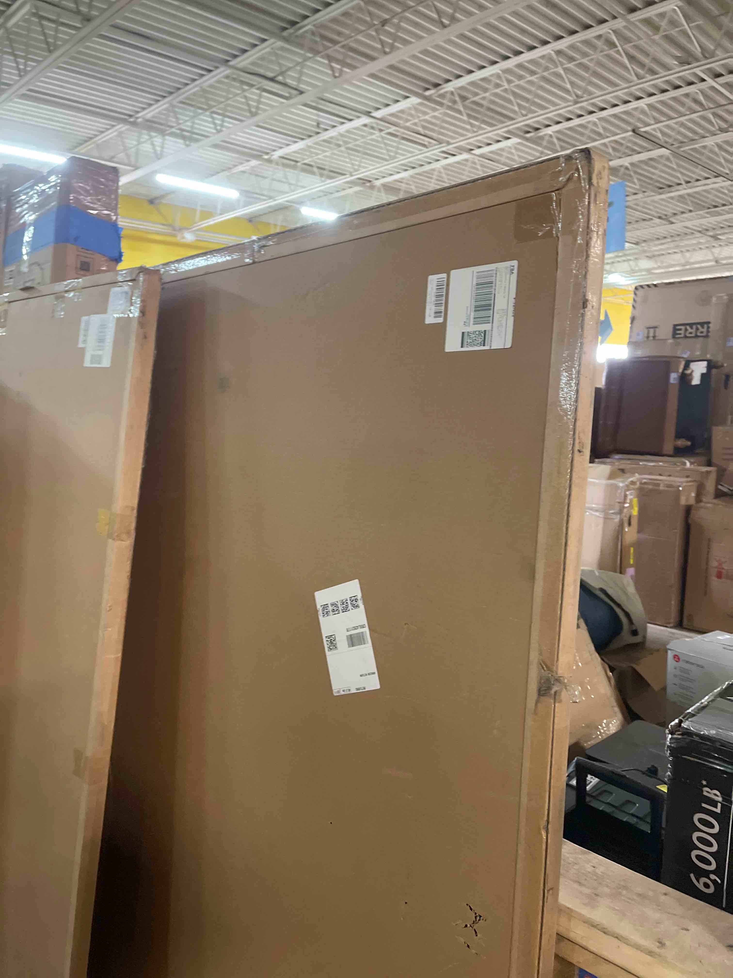 Condition photo showing New/Like New for Antok Full Length Mirror, 72"x44" Floor Mirror, Floor Standing Freestanding Full Body Mirror with Stand for Bedroom, Hanging Mounted for Living Room Cloakroom, Gold