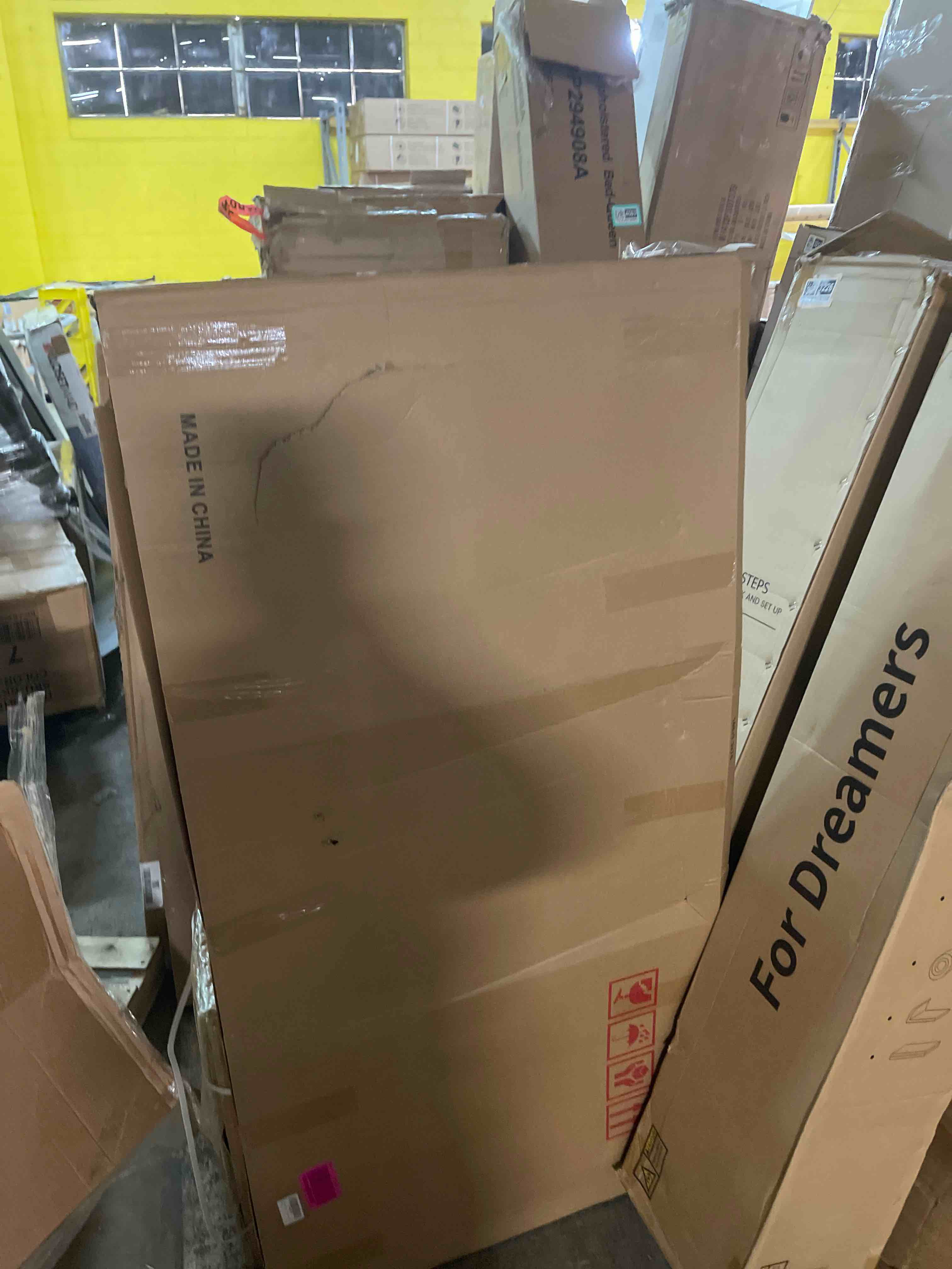 Condition photo showing New/Like New for Kureful Large Artwork Flowers Oil Painting Modern Home Decorations Floral Canvas Pictures for Living Room Bedroom Kitchen Office 30 x 60 Inch (White)