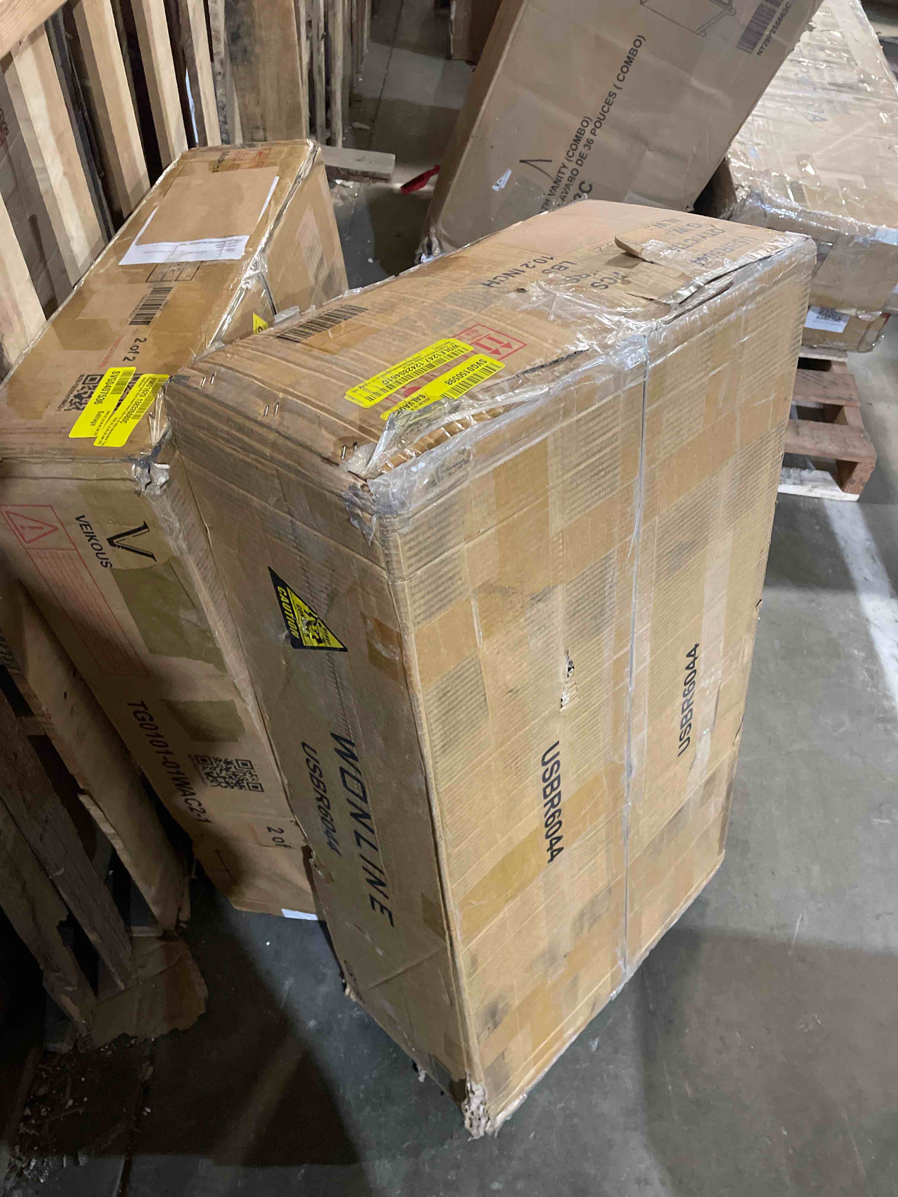 Condition photo showing As Is for 36" Single Bathroom Vanity (used)