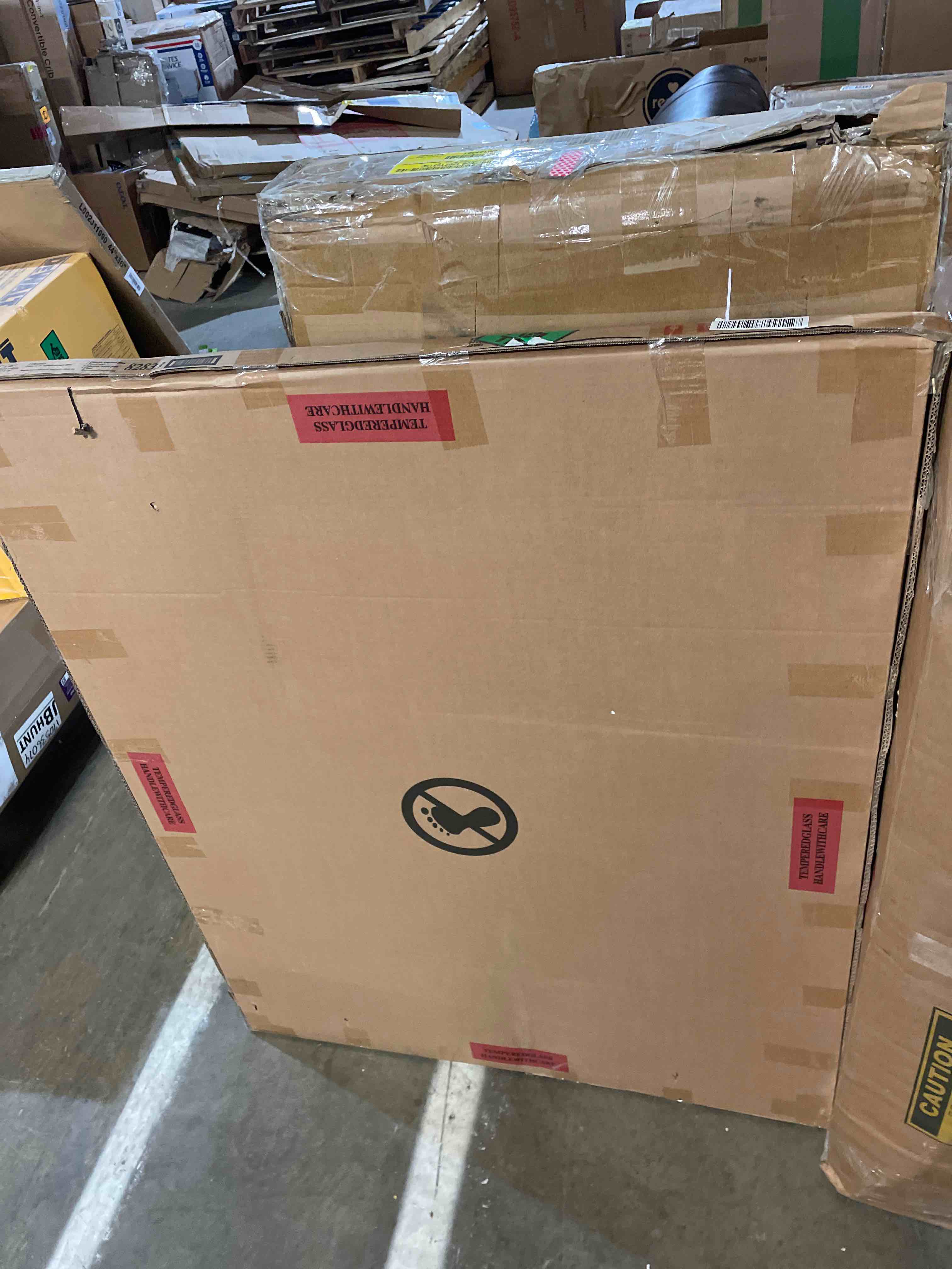 Condition photo showing New/Like New for Lorell  Tempered Glass Chairmat  1 Each  Clear