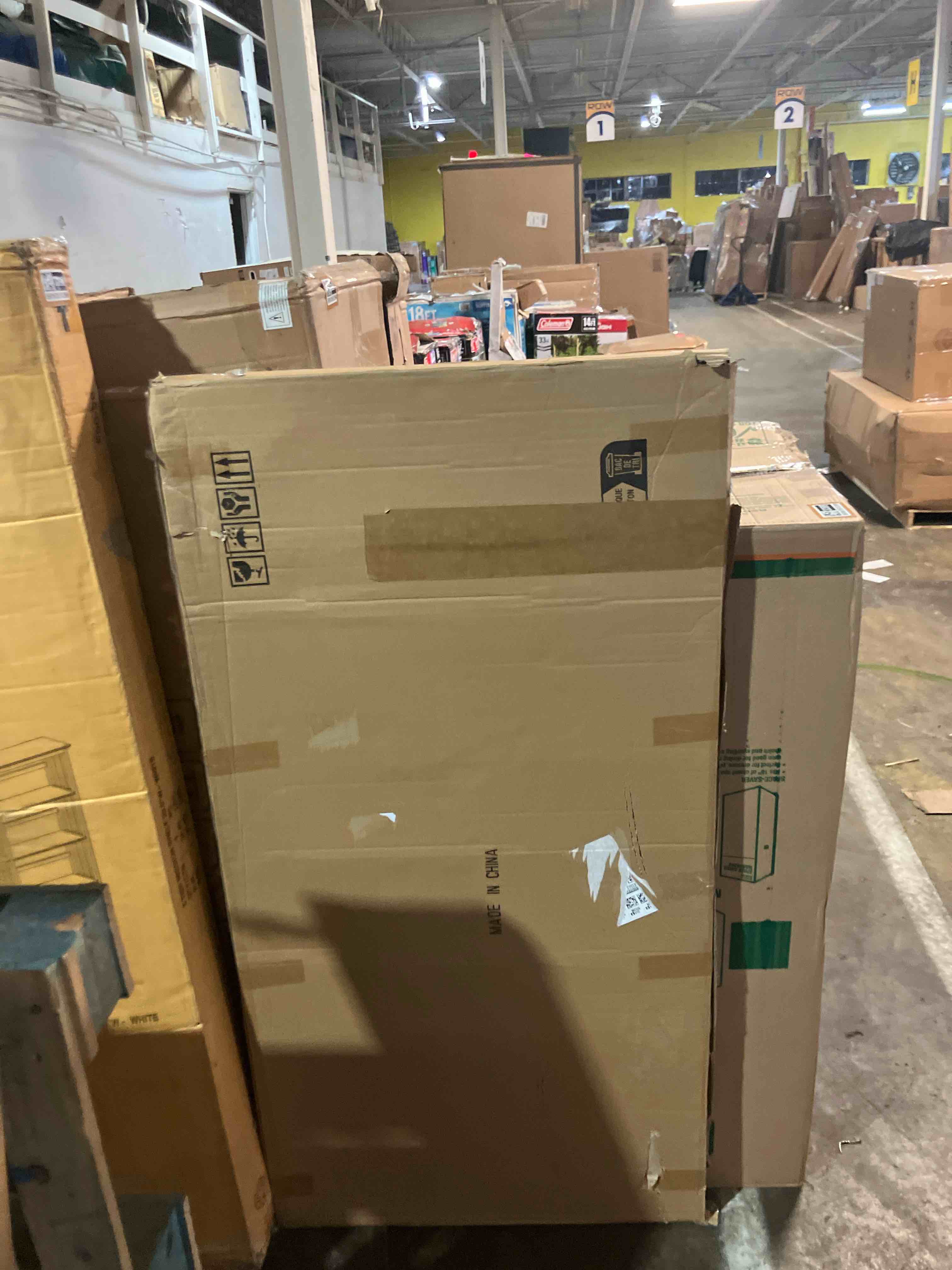 Condition photo showing New/Like New for crmotu Faux Window Rustic Wall Art, Fruit Harvest Extra Large Wall Decor, Vineyard Landscape Canvas Prints, Orchard Beyond the Windowsill Pictures for Living Room Dining Room Wine Cellar 30x60 Inch 60L" x 30W" Orchard Outside The Window