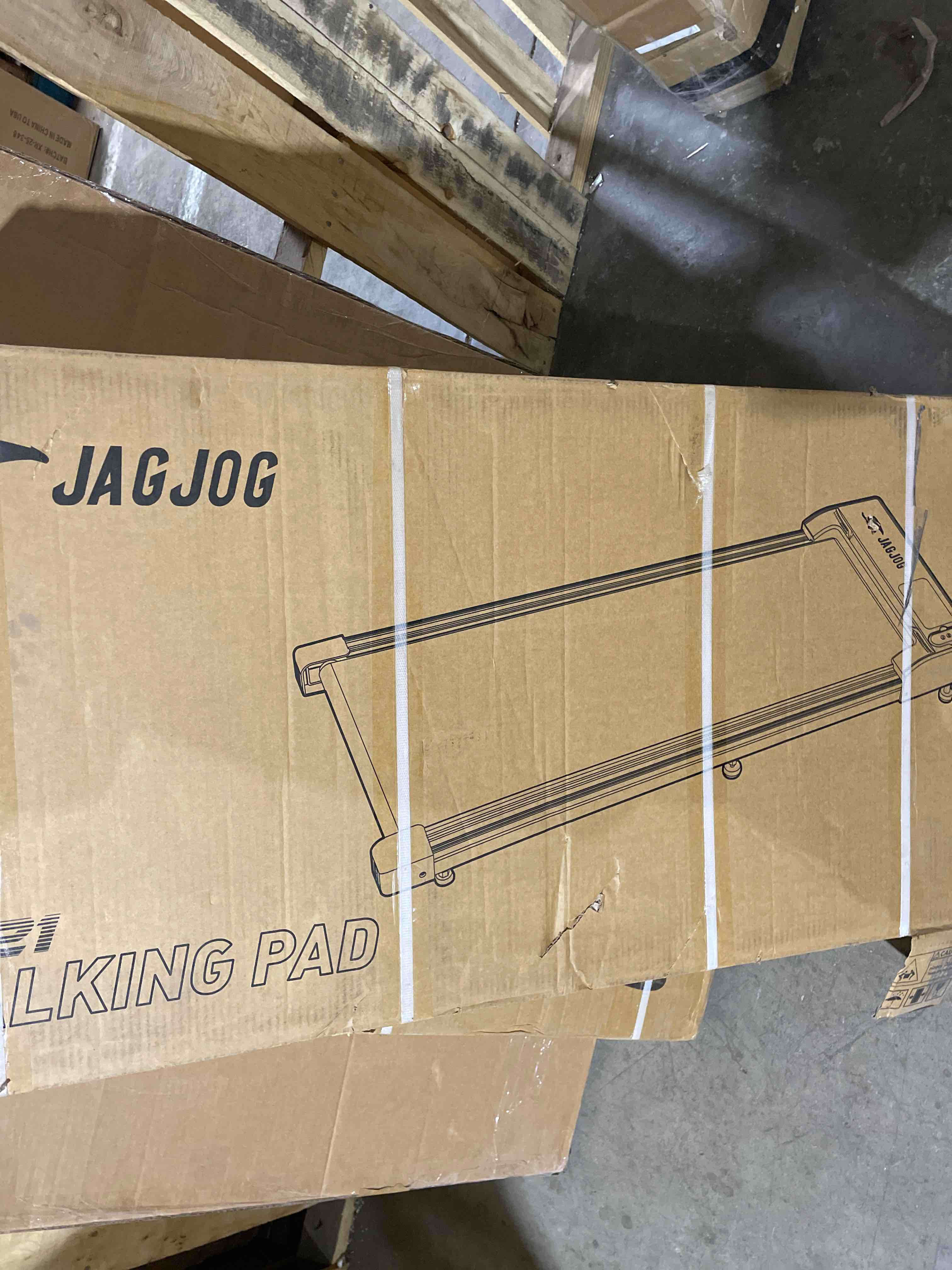 Condition photo showing Good Condition for Walking Pad 2 in 1 for Walking and Jogging, Under Desk Treadmill for Home Office with Remote Control, Portable Walking Pad Treadmill in LED Display (used)