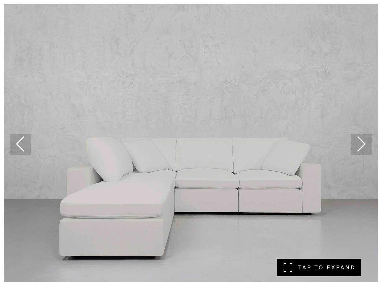 5-seat modular corner lounger sectional