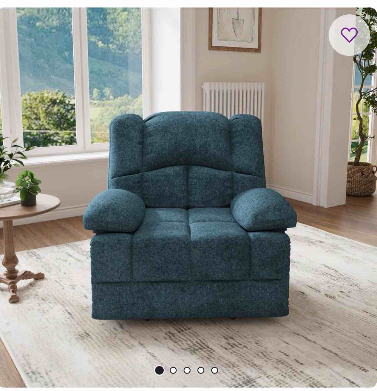 catherne 40.1" wide upholstered recliner