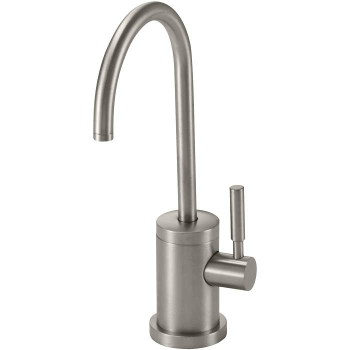 Condition photo showing New/Like New for california faucets corsano culinary pull-out kitchen faucet and corsano 1.8 gpm cold water dispenser with stick lever handle in polished chrome - 2 boxes