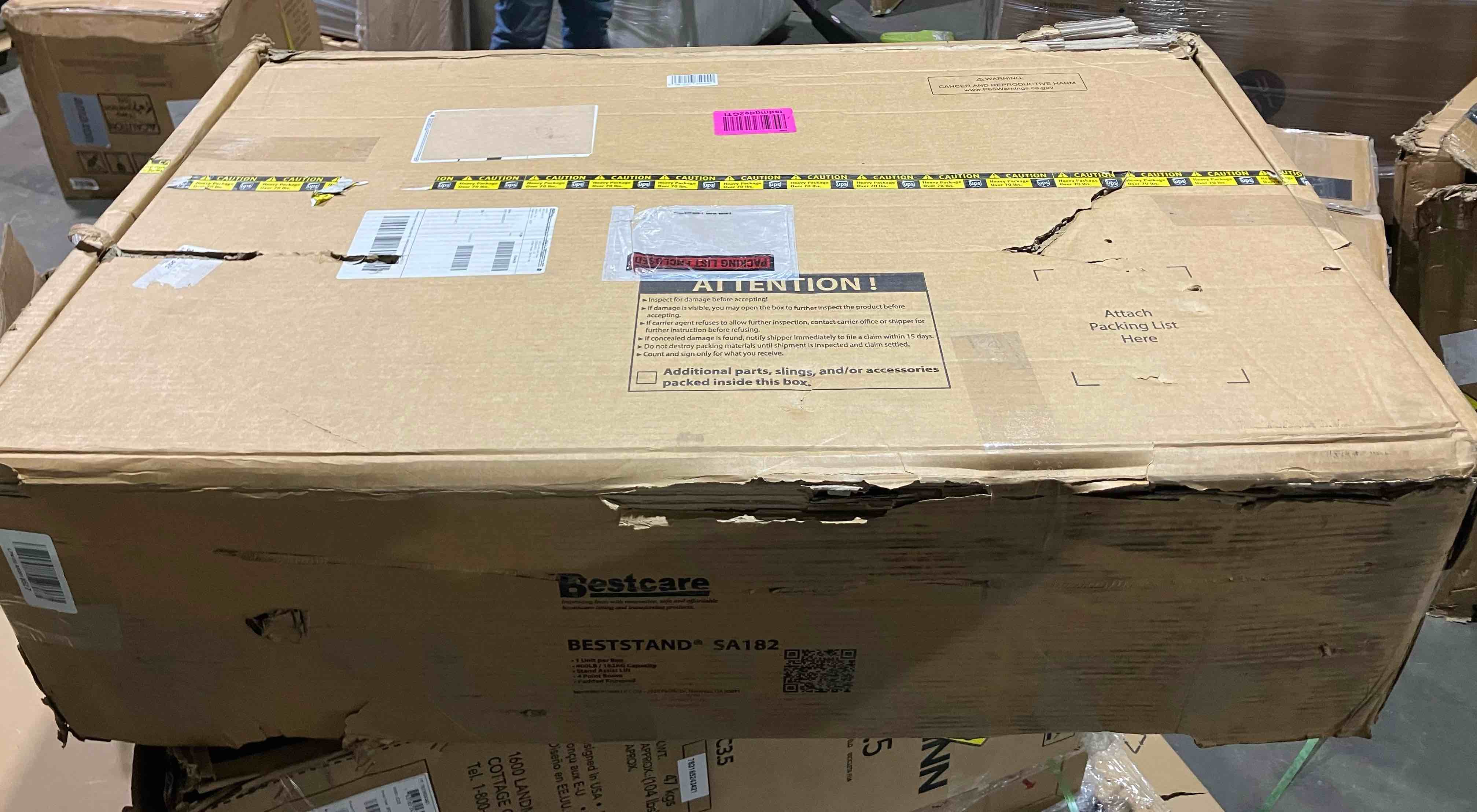 Condition photo showing New/Like New for BestStand SA182 Electric Sit-to-Stand Lift – 400lb Capacity, Adjustable Knee Pad & Detachable Foot Plate