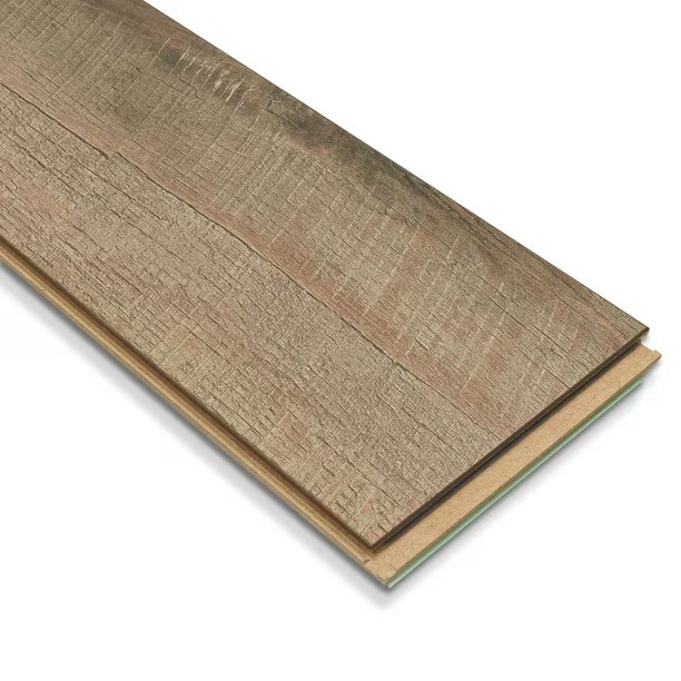 Condition photo showing New/Like New for Select Surfaces Rich Brown Wood Grain Barnwood SpillDefense Laminate Flooring, 6 Cartons Total