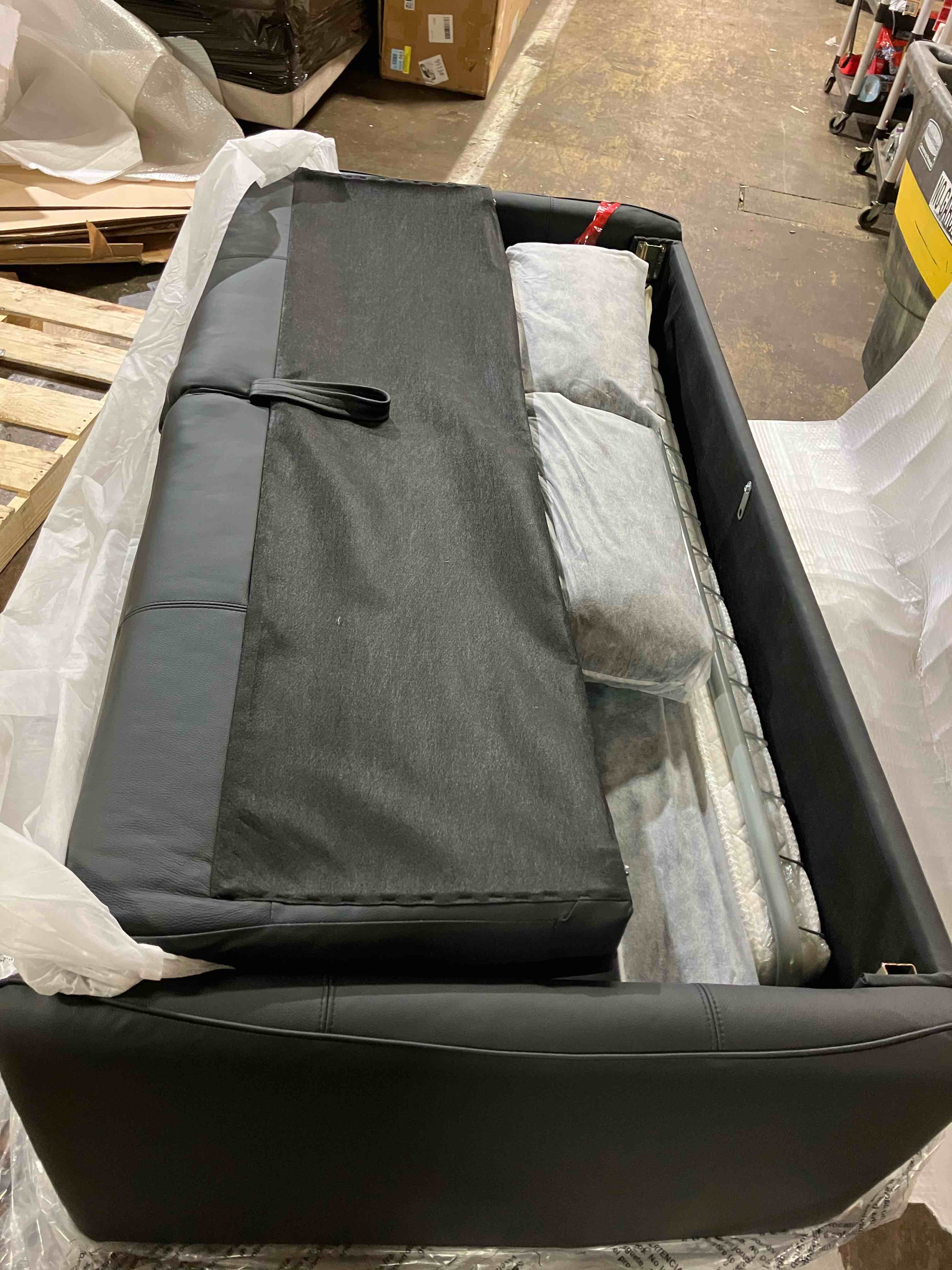 Condition photo showing New/Like New for Brakefield Queen Sofa Sleeper By Ebern Designs