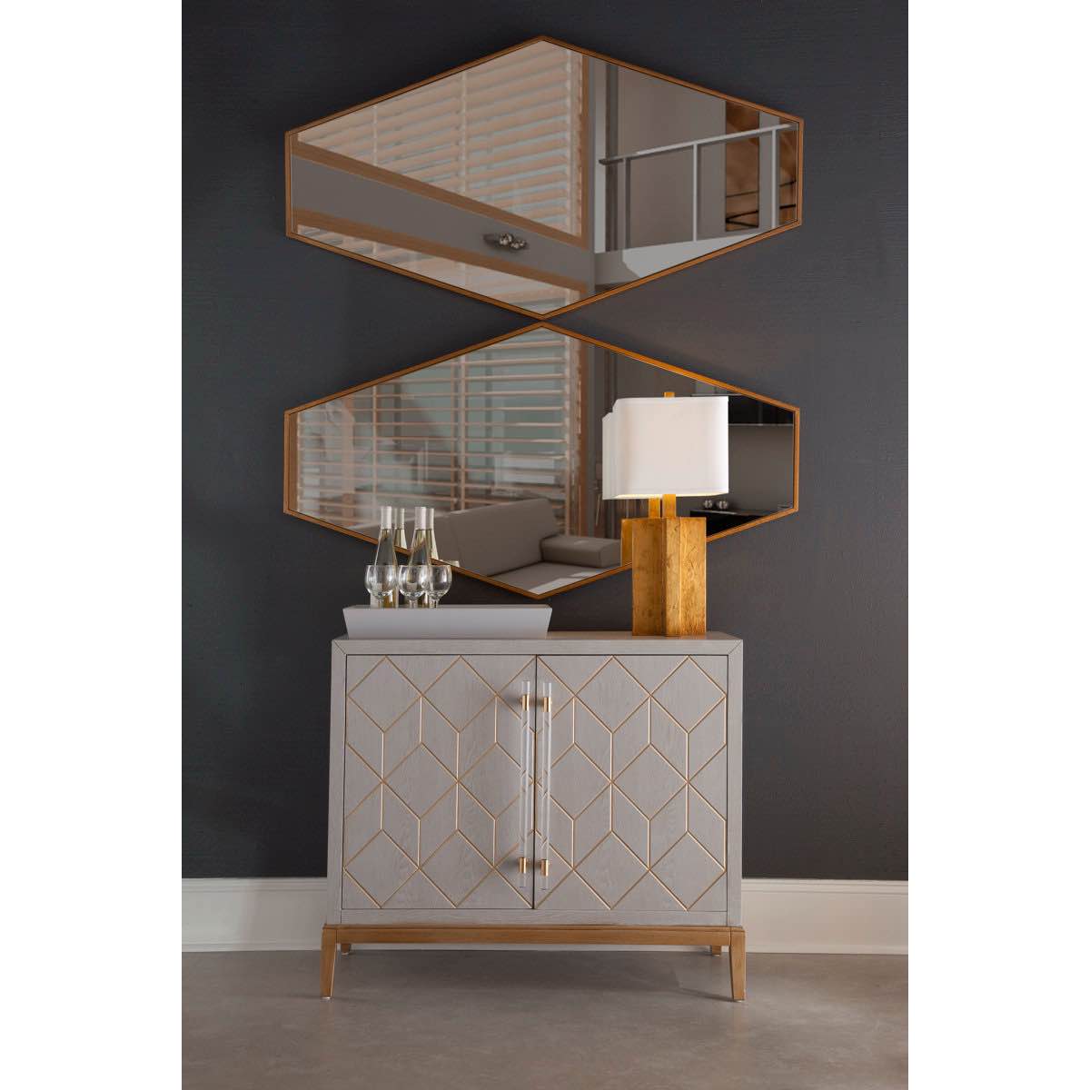 Perrine Accent Cabinet 34'' H X 41'' W X 18'' D-New in Box