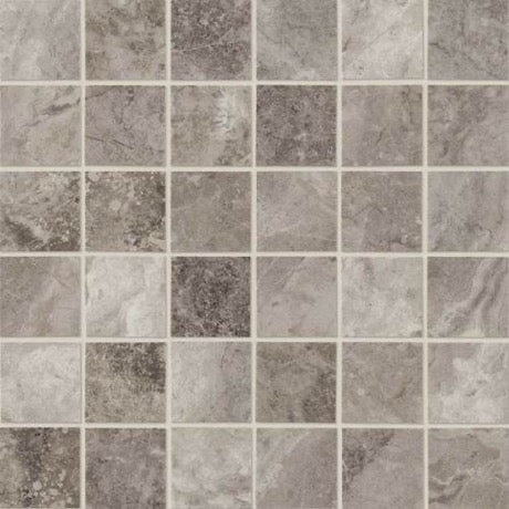 Product photo of daltile marble attache crux beige and grey stone porcelain mosaic wall tile, 13 sq/ft