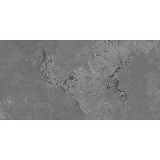 Newport Pier Charcoal Matte 12.2 in. x 24.02 in. Porcelain Floor and Wall Tile, 12.51 Sq/Ft