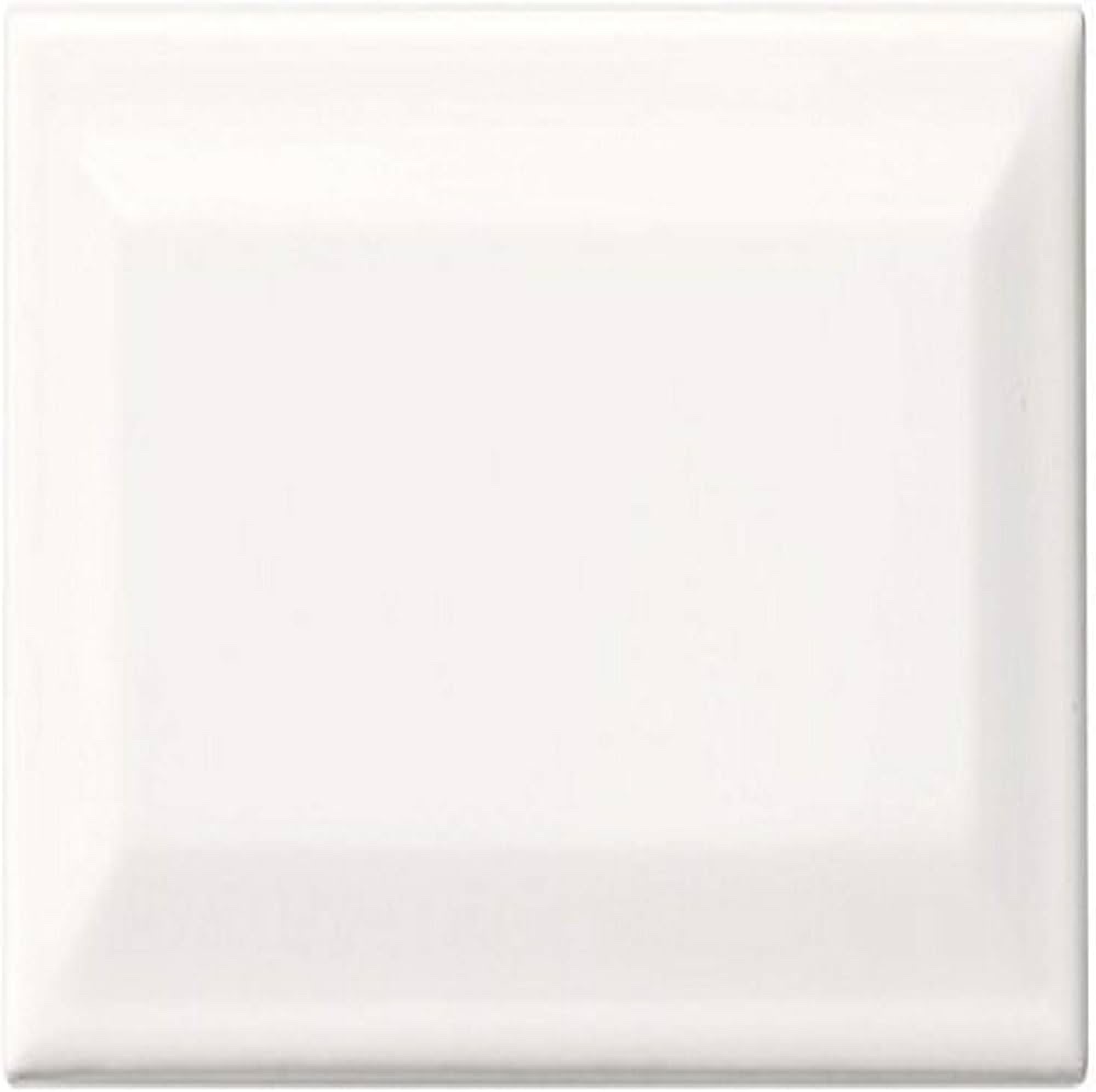 Condition photo showing New/Like New for daltile color wheel classic bevel 3" x 6" ceramic tile in glossy arctic white, 145.46 sq/ft total
