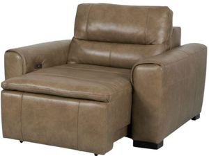 Condition photo showing New/Like New for flexsteel graham brown power sliding chair