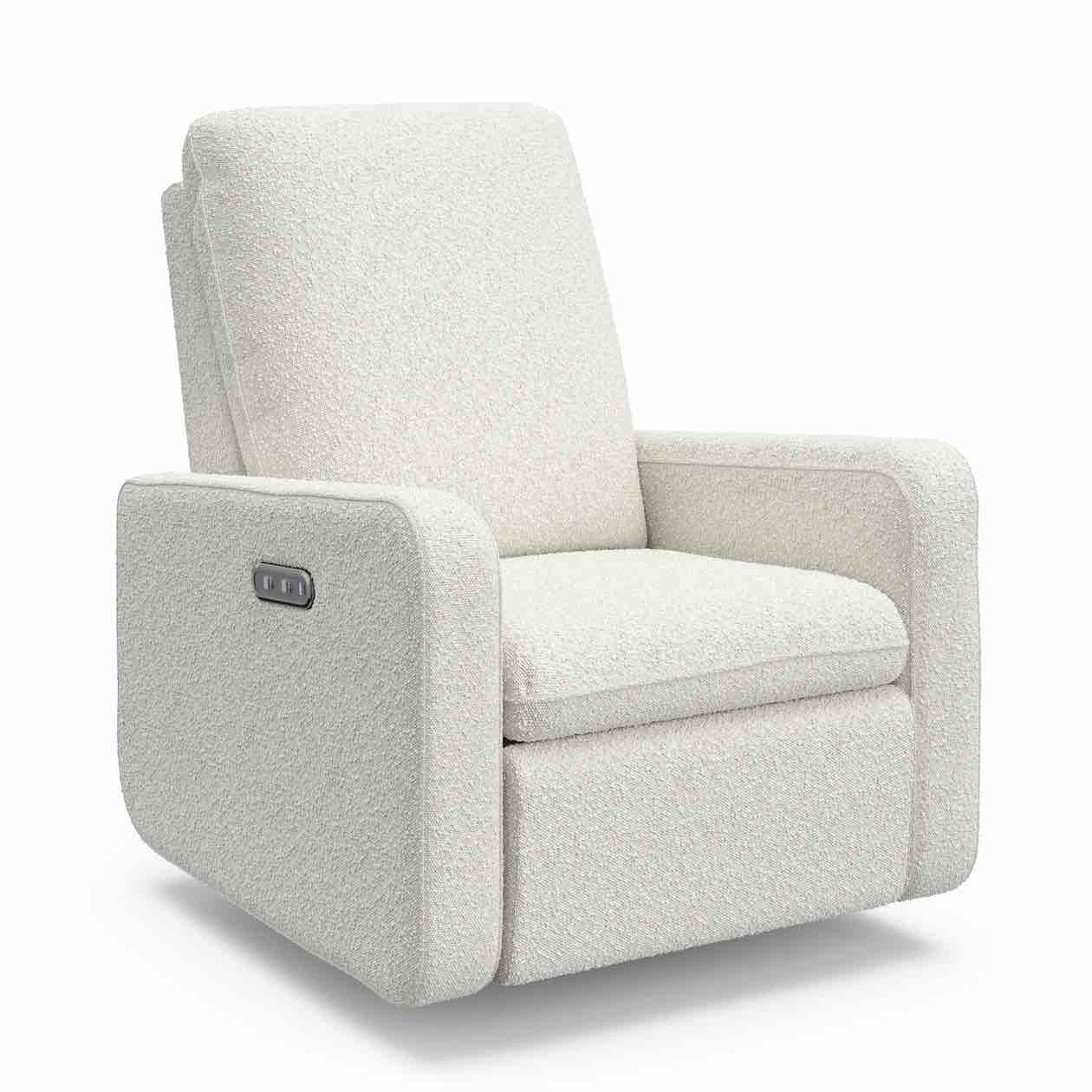 Ivory Graco Teddi Power Recliner Swivel Glider with USB, Width (29.92 in) x Depth (35.83 in) x Height (38.97 in)