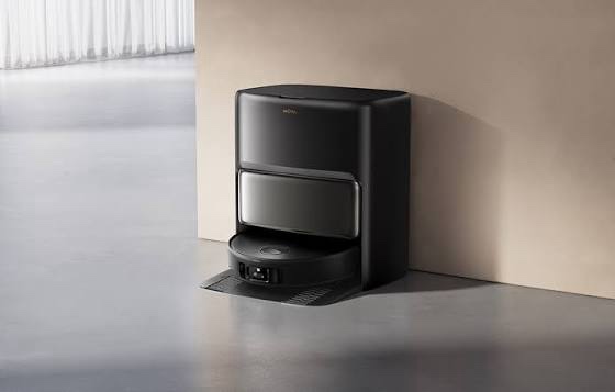 Condition photo showing New/Like New for Mova V50 Ultra Complete Robot Vacuum and Mop Self-Cleaning, 24,000 Pa Suction, Liftable Navigation with Obstacle Overcoming and Warm Water Mopping with DuoSolution System Designed for Pets, Black