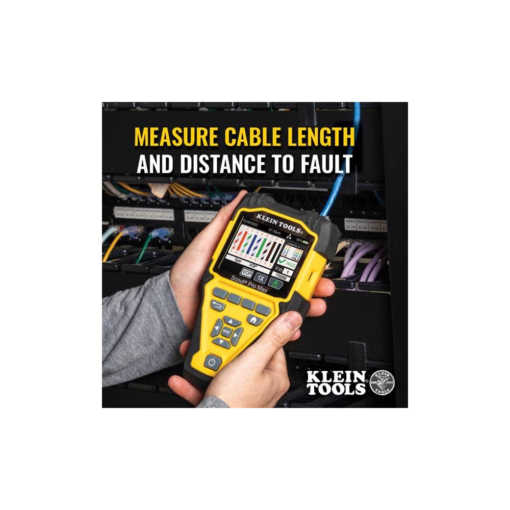 Condition photo showing As Is for Klein Tools Scout Pro Max Network Cable Tester With Remote Set. All Accessories Brand New, Probe turns on, Remote does not. 