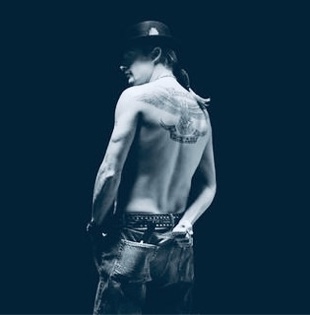 Kid Rock by Kid Rock - Album Cover Art, 7’ x 4’ Promotional Black and White Poster. Some staining