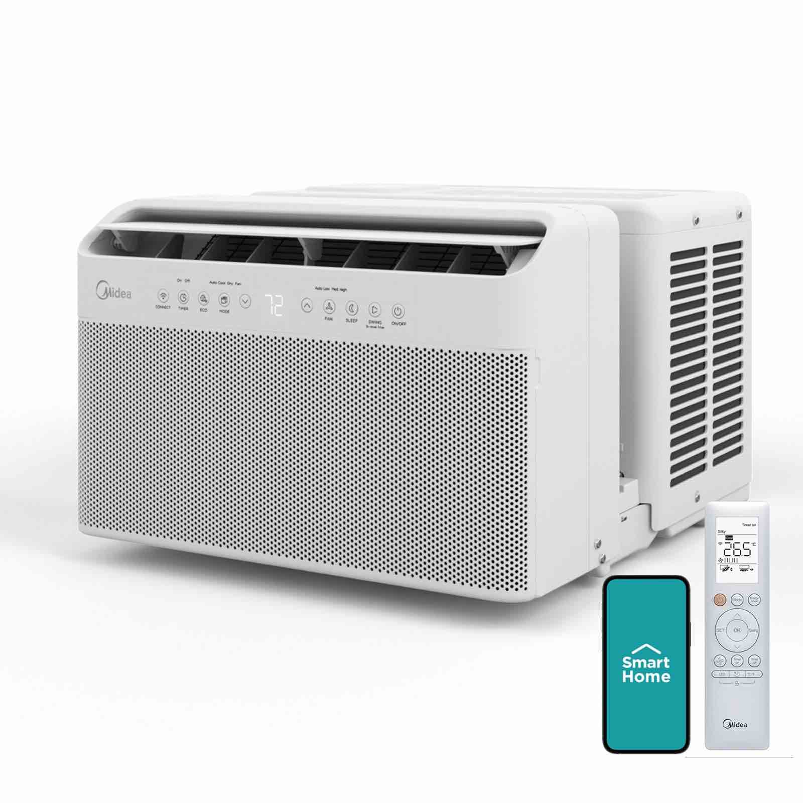 midea maw12v1qwt u-shaped ac window air conditioner. 