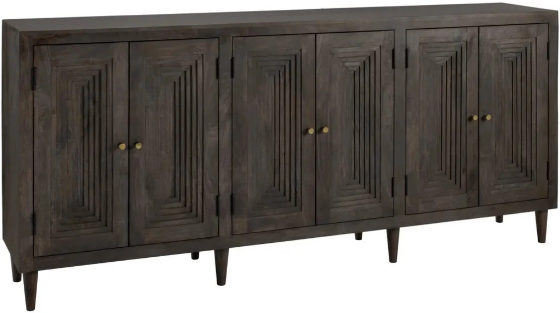 Highland Park 90inch Dark Brown Sideboard (Row 19)