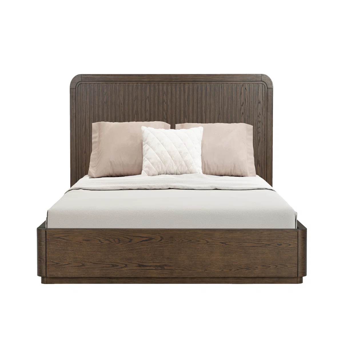 FlexSteel Queen Size Bed Frame And Headboard (Row 19)