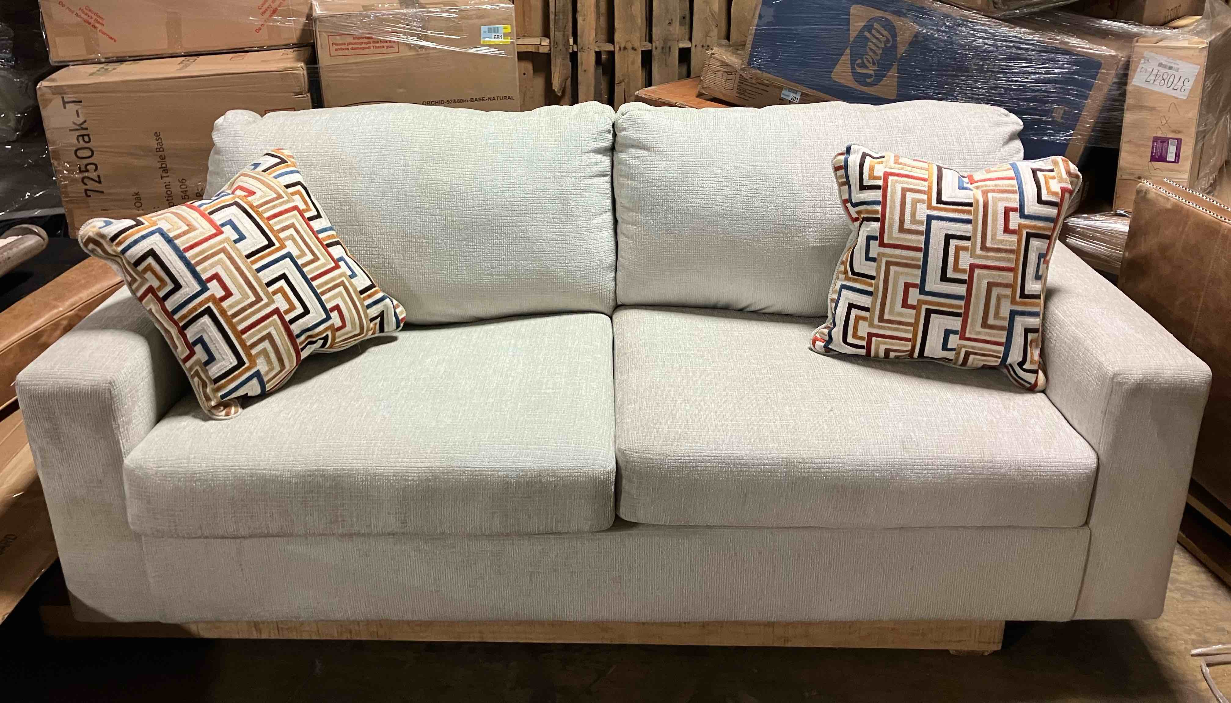 Condition photo showing New/Like New for ashley furniture 85” aviemore queen sofa sleeper