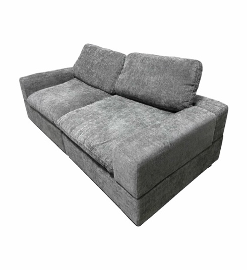 Condition photo showing New/Like New for 78inch slate colored love seat 