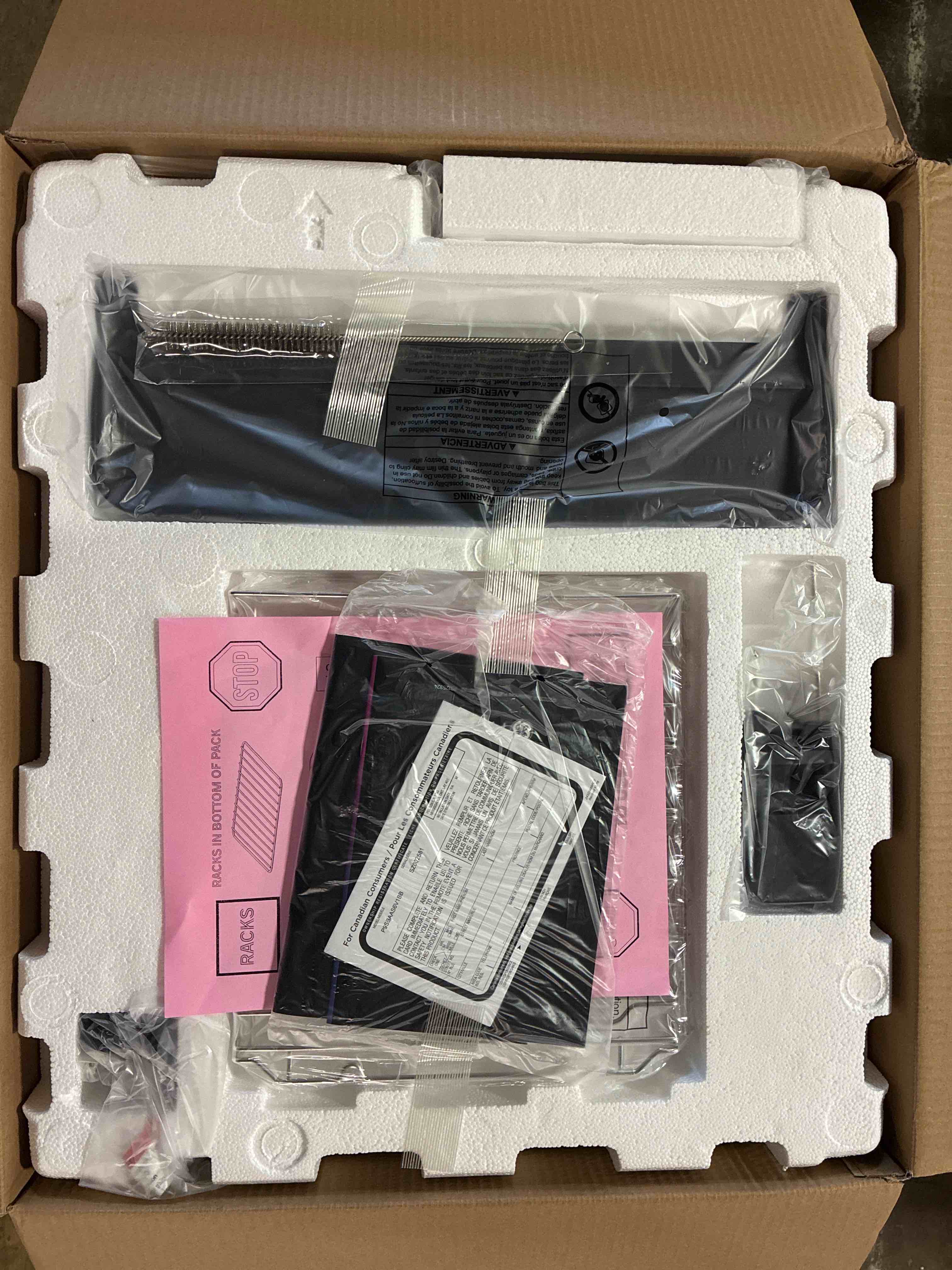 Condition photo showing New/Like New for ge profile smart indoor smoker and accessories 20.35” x 16.25” x 16.5” (new in box)