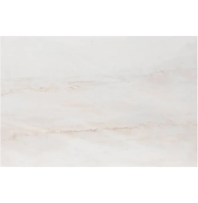 WonderLand Rectangle White/Natural Stone Slab, Perfect for countertops, table tops, etc. Minor chipping on right corners otherwise beautiful condition. 70” L x 42” W x 2” Thick
