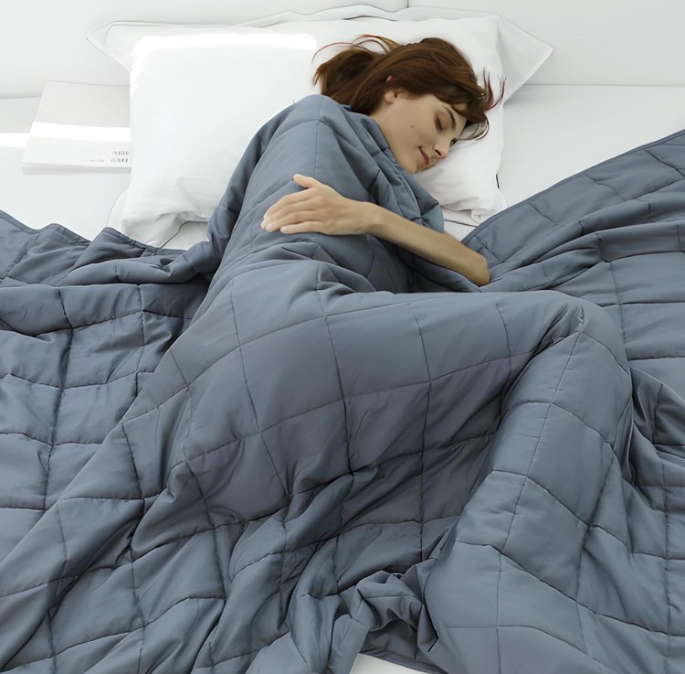 Grey YNM weighted blanket
